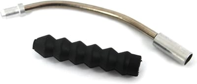 V-rem kabelbocht - Remleiding bochtstuk - Fietsreparatie - 135 graden hoek - 4.6 cm - Zilver