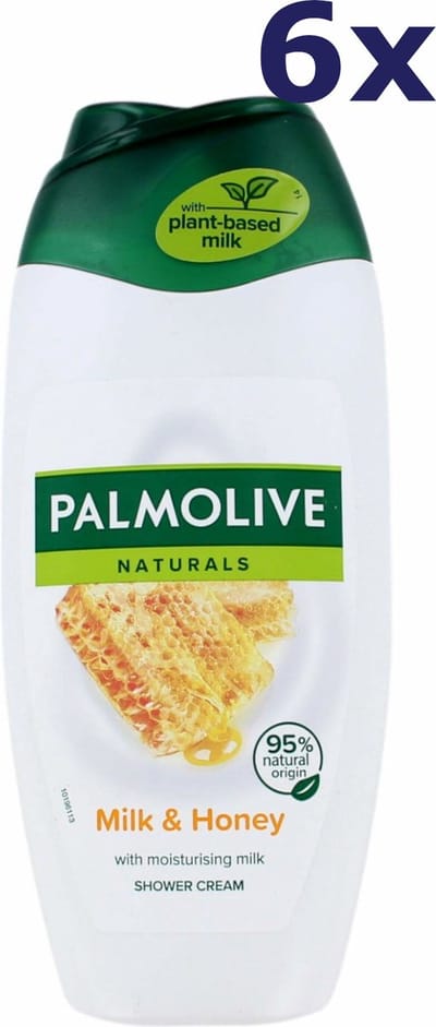 Palmolive Naturals - Douchegel - Honing - Melk - 6x 250ml - Voordeelverpakking