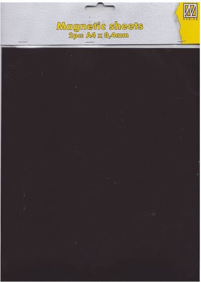 Nellie Snellen Magnets A4 Magnetic Sheets 0,4mm 2stuks/pkg