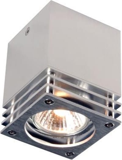 Linea Verdace - OpbouW - Spot Trio Square Alu GU10-50W - Inc
