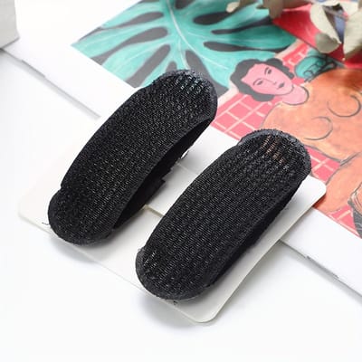 Set Haar Kam Kaartjes, Onzichtbare Wortel Lifter Styling Tool voor Vrouwen, Minimalistisch Haar Accessoire, Essentieel voor het Creëren van Volume in de Pony. zwart