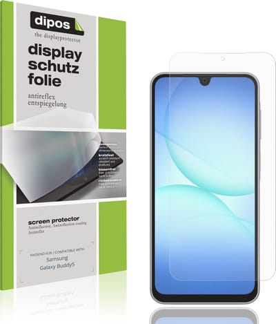 dipos – 4x Matte Beschermfolie geschikt voor Samsung Galaxy Buddy5 | Krasbestendige & antireflecterende Screenprotector Ultra-Thin