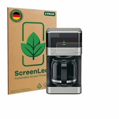 2 Stuks Screenprotector voor Braun PurAroma 7 - Hoogwaardige Beschermfolie transparant