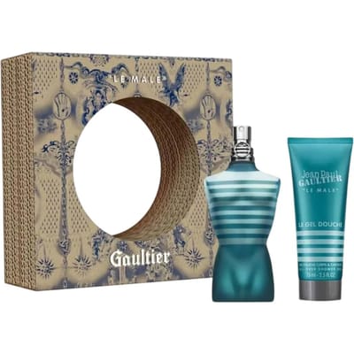 Set Jean Paul Gaultier: Le Male, Eau De Toilette, Voor Mannen, 75 ml + Le Male, Reinigend, Douchegel, Voor Alle Huidtypen, 75 ml