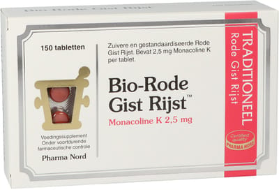 Pharma Nord Bio-Rode Gist Rijst - 150 tabletten