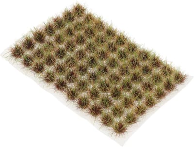 Miniatuur Gras Tufts - Kunstgras Plukjes - Modelbouw Landschappen - Kleurvast Ontwerp - 70 Stuks - Groen