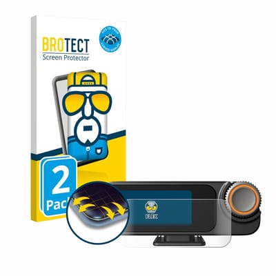 BROTECT - Screenprotector voor DJI Mic 3 (Receiver) - Folie Beschermfolie transparant volledig dekking - 2 Stuks