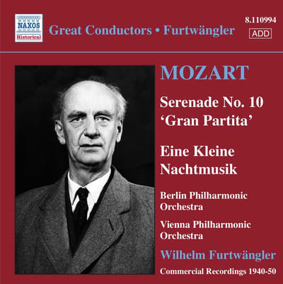 Berlin Philharmonic Orchestra, Vienna Philharmonic Orchestra, Wilhelm Furtwängler - Mozart: Serenade Nr. 10 | Ein Kleine Nachtmusik (CD)