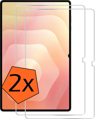 Screenprotector - 2 Stuks - Geschikt voor Samsung Galaxy Tab S11 Ultra - Extra Sterk - Gehard Glas - Beschermglas - Tempered Glass - Screen Protector