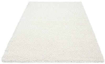 Hoogpolig vloerkleed, effen kleur: CRÈME 100x200 cm