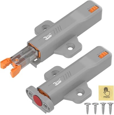 Duurzame Push to Open Deurvangers - 2 Pack voor Kasten en Lade
