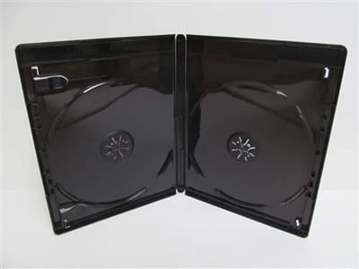 Dailygoody - Viva Elite Double Disc Black DVD Case - 10 Stuks - Professionele DVD Verpakking