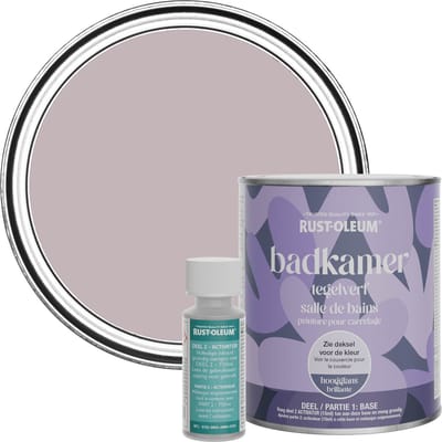 Rust-Oleum Paars Badkamer Tegelverf Hoogglans - Lila 750ml
