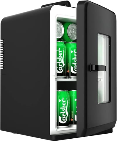 Lexium Mini Fridge for Drinks - Kleine Koelkast - Mini Koelkasten - Minibar - Mini Fridge - Mini Koelkast - Mini Koelkastje -
