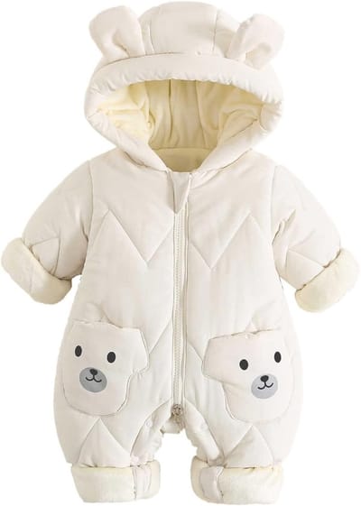 Winteroverall voor Baby's - Warme Snowsuit voor Jongens en Meisjes, Geschikt voor 0-12 Maanden, Ideaal voor Koude Dagen en Buitenactiviteiten