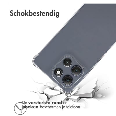 imoshion Hoesje - Geschikt voor Motorola Moto G86 Power - Shockproof Case - Transparant