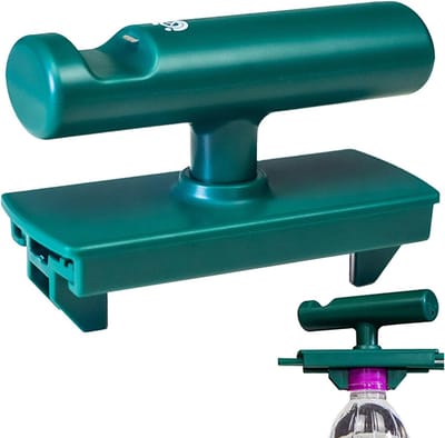 Moeiteloze potopener voor mensen met artritis, blikopener voor senioren, handmatige opener voor schroefpotten, dekselopener voor gezin, picknick en zakelijk gebruik (1 stuk, groen)
