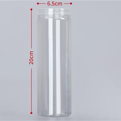 Bocal transparent à large ouverture Réservoir à céréales divers Seau de stockage de nourriture à noix Emballage réutilisable Scellé contre l'humidité Boîtes à poussière