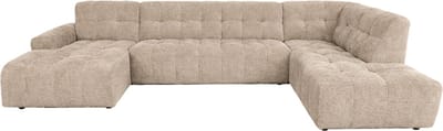 Tower Living U-bank Memphis Chaise L - 3-seater - Ottoman R - Haga 30 beige