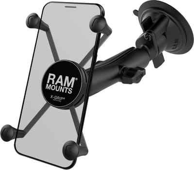 X-Grip zuignapset large smartphones, lange arm RAM-B-166-C-UN10U -