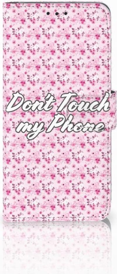 Samsung Galaxy S10 Plus Portemonnee Hoesje Flowers Pink DTMP