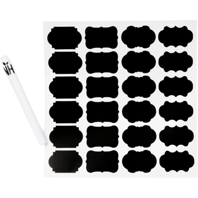 Natural Heroes Krijt Labels (Set) - Gemixt (incl. stift)