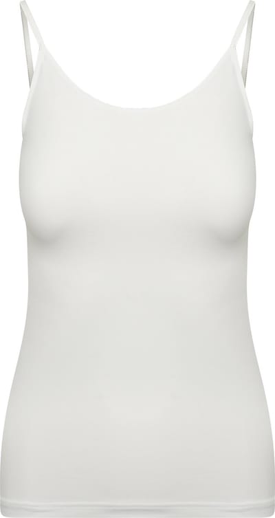 RJ Pure Color Dames Spaghetti Top Wit M