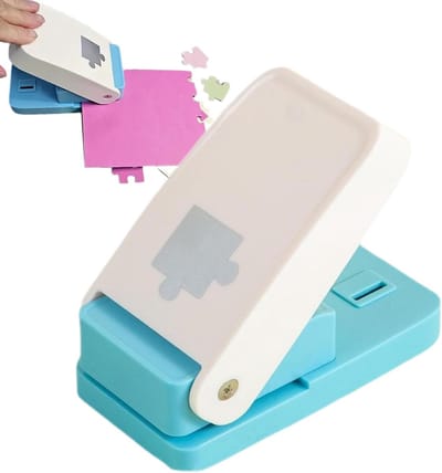 Puzzel Snijmachine - Handmatige Puzzelmaker - Creatief Knutselen - Roestvrijstalen Snijder - Snijdt 2mm EVA - Zwart