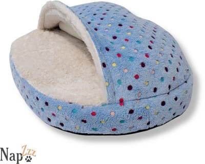 Napzzz Cuddle Cave Dotz - Blauw 63x43 cm