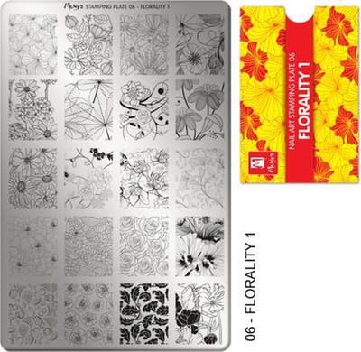 Moyra Stamping plate 06 Florality 1