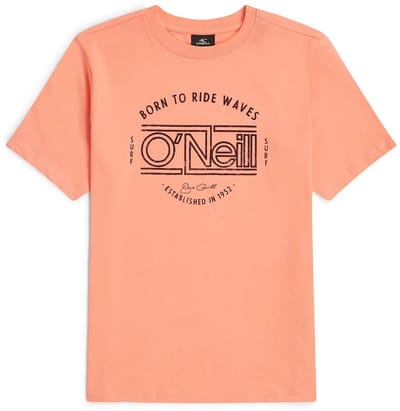O´neill Muir T-shirt Met Korte Mouwen Oranje 5-6 Years Jongen
