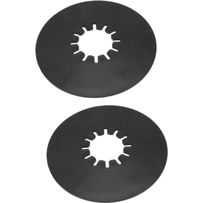 2 STUKS 5e Wiel Hitch Smeerplaten 10 Inch 4,85 mm Verdikte Trailer Vijfde Wiel Plaat Schijven