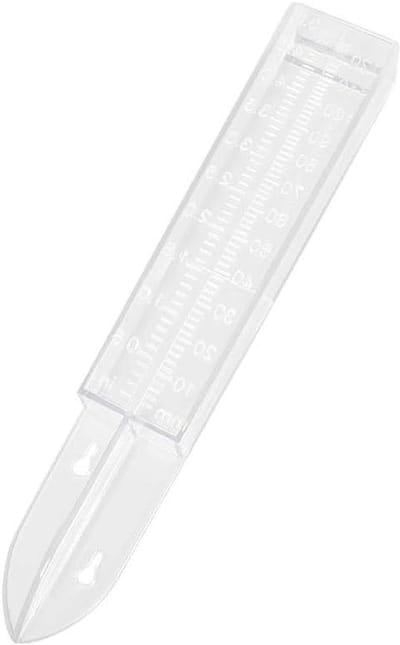 Regenmeter Tuin - Neerslagmeter Gazon - Watergeven Optimaliseren - Dubbele Schaal - 5 inch - Transparant