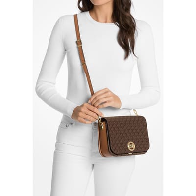 Michael Kors Medium Chain Messenger Brown/acorn Größe: OS | Umhängetaschen Outlet | Damen | Braun
