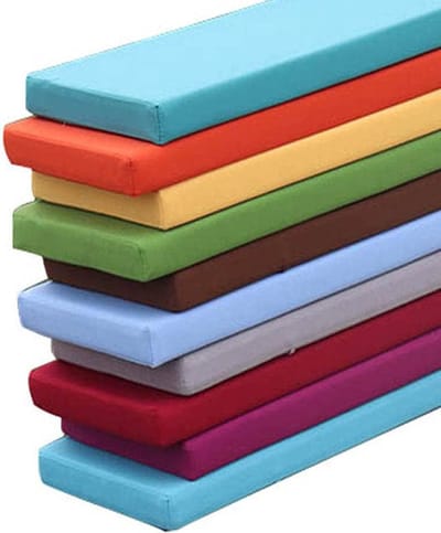 Tuinkussen Bankkussen - Buitenstoelkussen Zitkussen - Comfortabel Zitten - Waterdicht Dik Schuim - 90x30x5 cm - Oranje