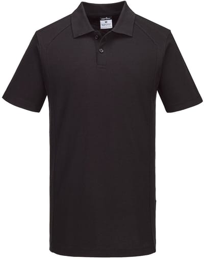 Portwest WX2 Poloshirt korte mouw CD812 - Zwart - L
