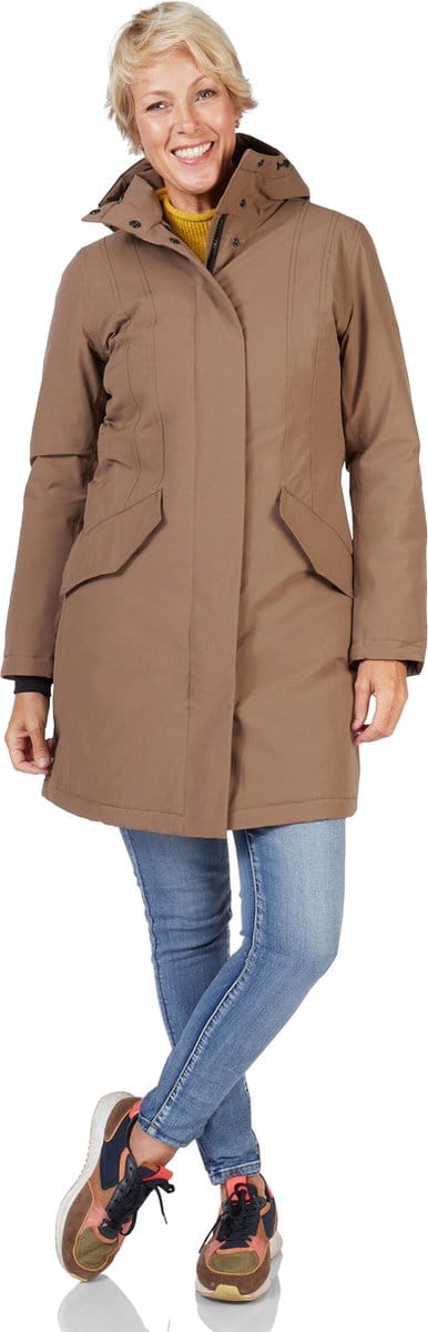 Happy Rainy Days Lange Regenjas Dames Orlando Taupe