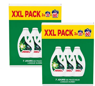 Ariel Universal+ Touch of Lenor Vloeibaar Wasmiddel – 6 x 20 Wasbeurten – Langdurige Frisheid