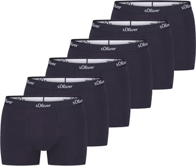 s.Oliver Heren retro short / pant 6 pack Basic