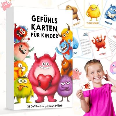 Emotiekaarten voor Kinderen: Bevorder Sociaal-Emotionele Ontwikkeling met 32 Gevoelskaarten