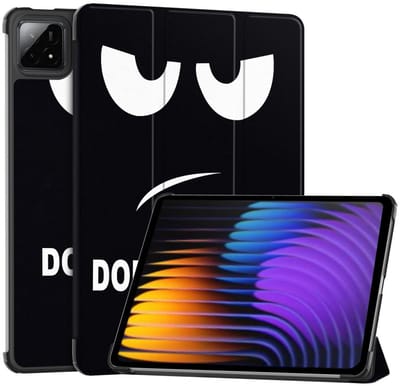 Coverup Tablethoes geschikt voor Xiaomi Pad 7 (Pro) / Pad 8 (Pro) Hoesje - Tri-Fold Book Case met Wake/Sleep - Don't Touch