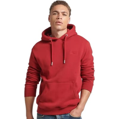 Capuchon van biologisch katoen Superdry Essential Logo
