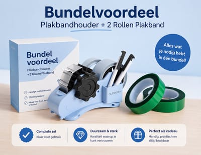 Craft Express Sublimatie Bundel | Tape Dispenser + 2 Rollen Hittebestendige Tape