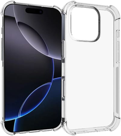Transparant Hoesje Geschikt voor Apple iPhone 16 Pro | Schokbestendig TPU | Back Cover | Dun | Flexibel | Shockproof | Doorzichtig