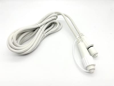 Verlengkabel Rubber 3 Meter Wit - Waterdicht IP67 voor Binnen en Buiten