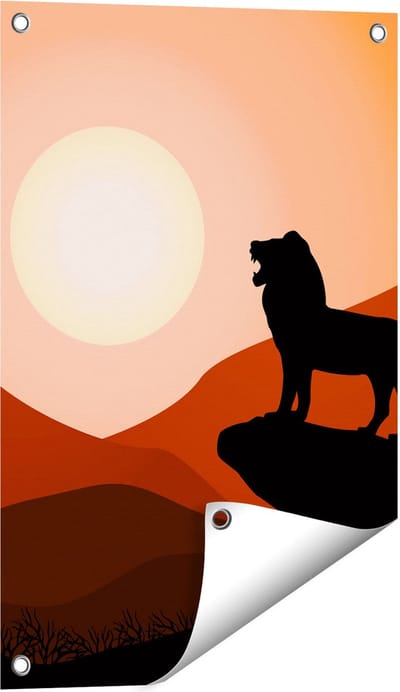 Gards Tuinposter - 40x60 cm - Tuindoek - Tuindecoratie - Wanddecoratie buiten - Tuinschilderij