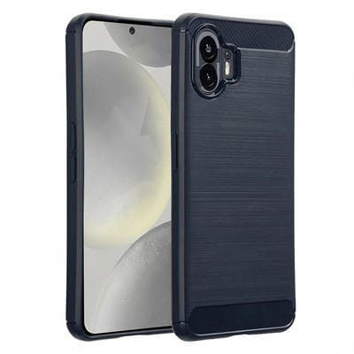 imoshion Hoesje - Geschikt voor Nothing Phone (2) - Brushed Backcover - Donkerblauw