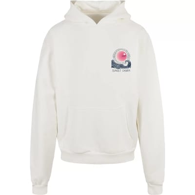 Oversized sweatshirt met capuchon Merchcode Sunset Charm
