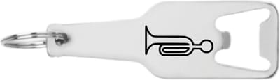 Akyol - trompet flesopener - Trompet - beste trompet speler - leuk cadeau voor je vriend om te geven - verjaardag muzikant - 105 x 25mm