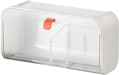 1 Stuk Wandhouder Opbergdoos - Make-up & Sieraden - 26x10x15cm - Badkamer & Slaapkamer - Ruimtebesparend - Wit